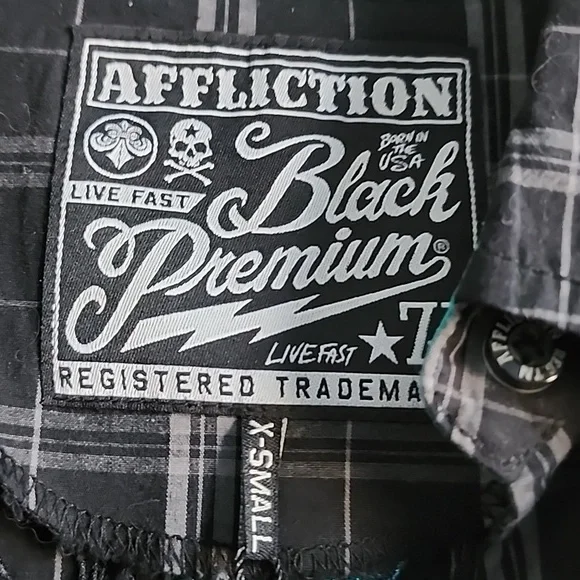 Affliction Black Premium Xs - Picture 6 of 7